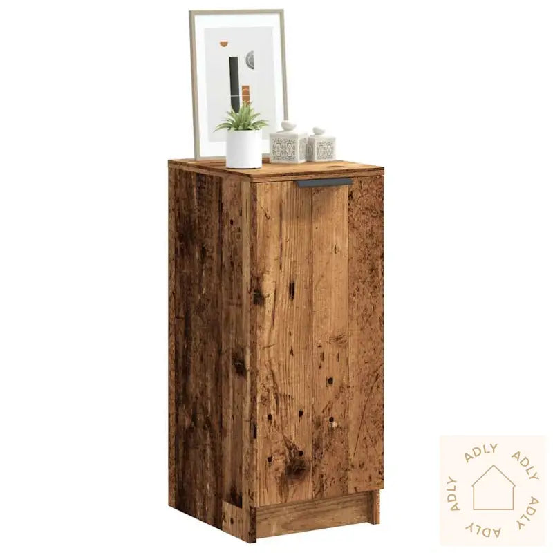 Skoskap Gammelt Tre 29,5X35X70 Cm Konstruert Tre