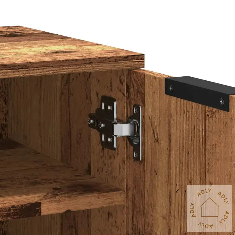 Skoskap Gammelt Tre 29,5X35X70 Cm Konstruert Tre