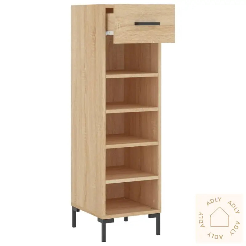 Skohylle Sonoma Eik 30X35X105 Cm Konstruert Tre