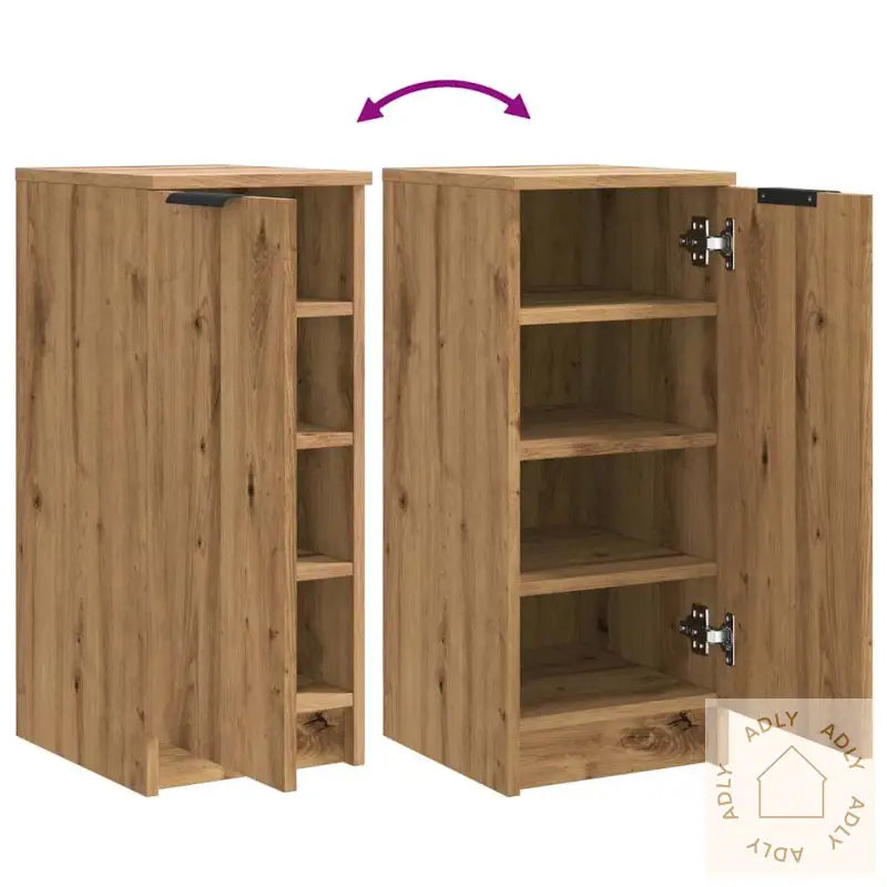 Skohylle Artisan Eik 29,5X35X70 Cm Konstruert Tre