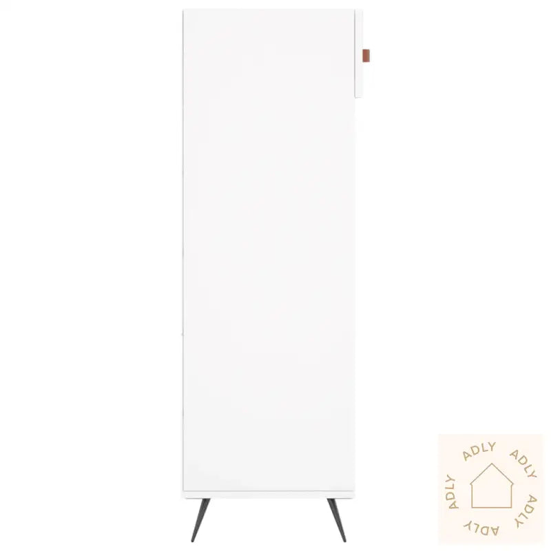 Skohylle Hvit 60X35X105 Cm Konstruert Tre