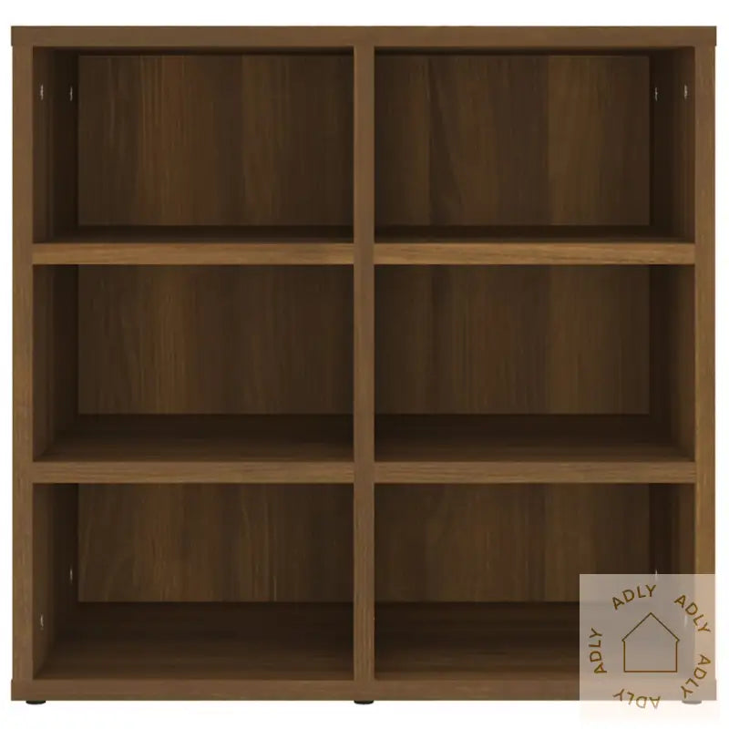 Skoskap 2 Stk Brun Eik 52,5X30X50 Cm