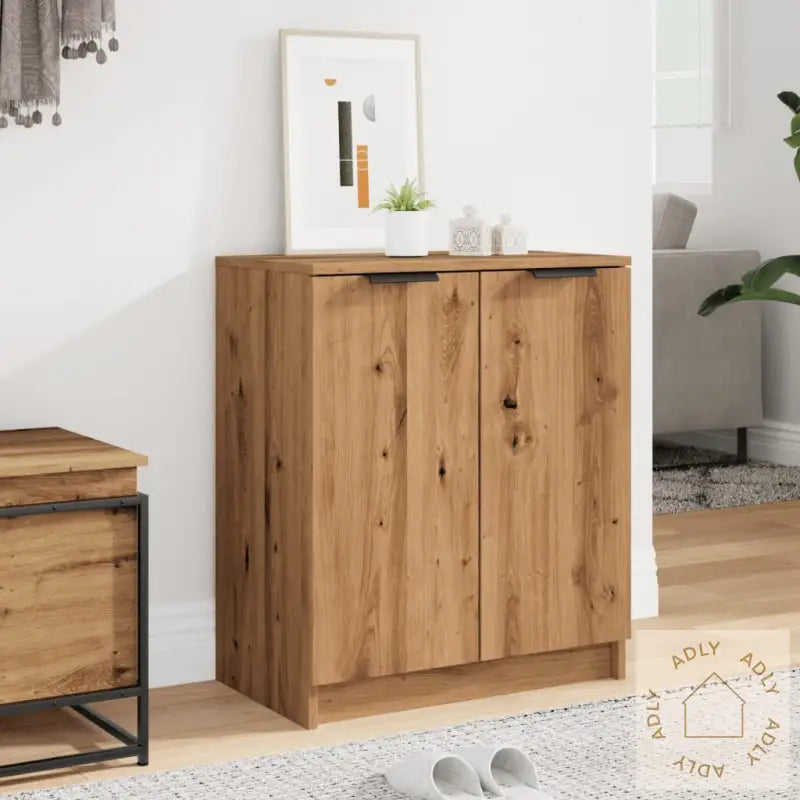 Skoskap Artisan Eik 59X35X70 Cm Konstruert Tre
