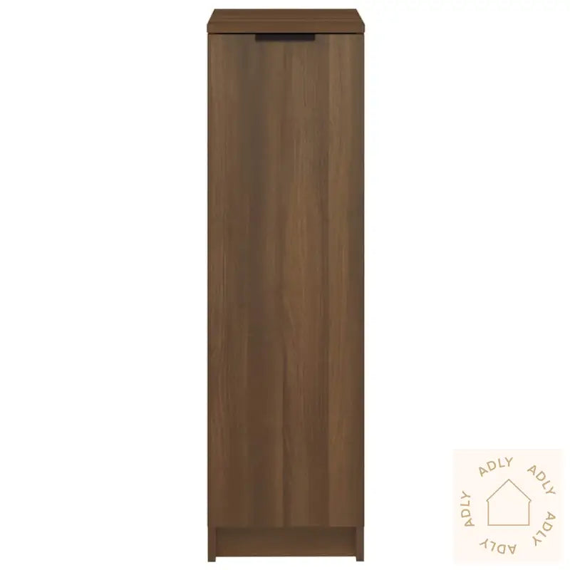 Skoskap Brun Eik 30X35X100 Cm Konstruert Tre