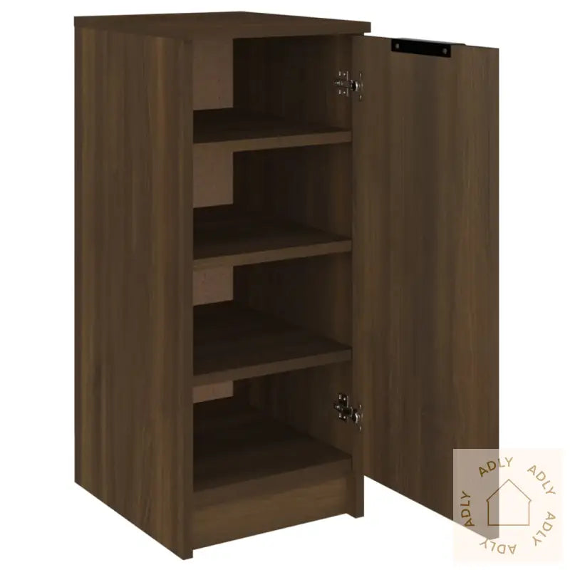 Skoskap Brun Eik 30X35X70 Cm Konstruert Tre