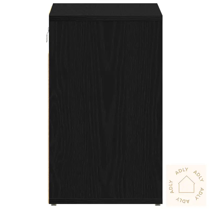 Svart Eik Sko Cabinet - 52,5 X 30 X 50 Cm