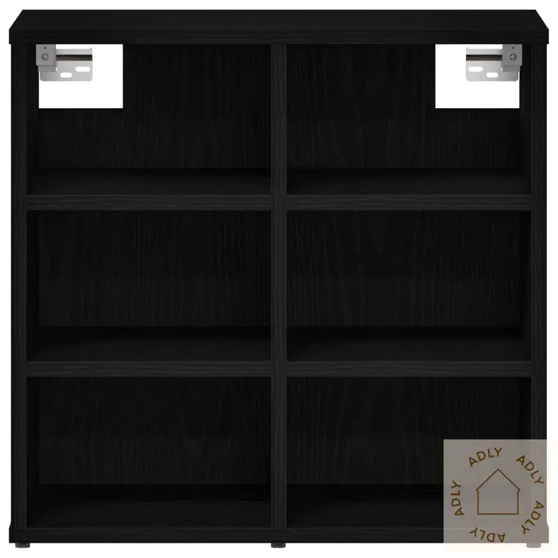 Svart Eik Sko Cabinet - 52,5 X 30 X 50 Cm