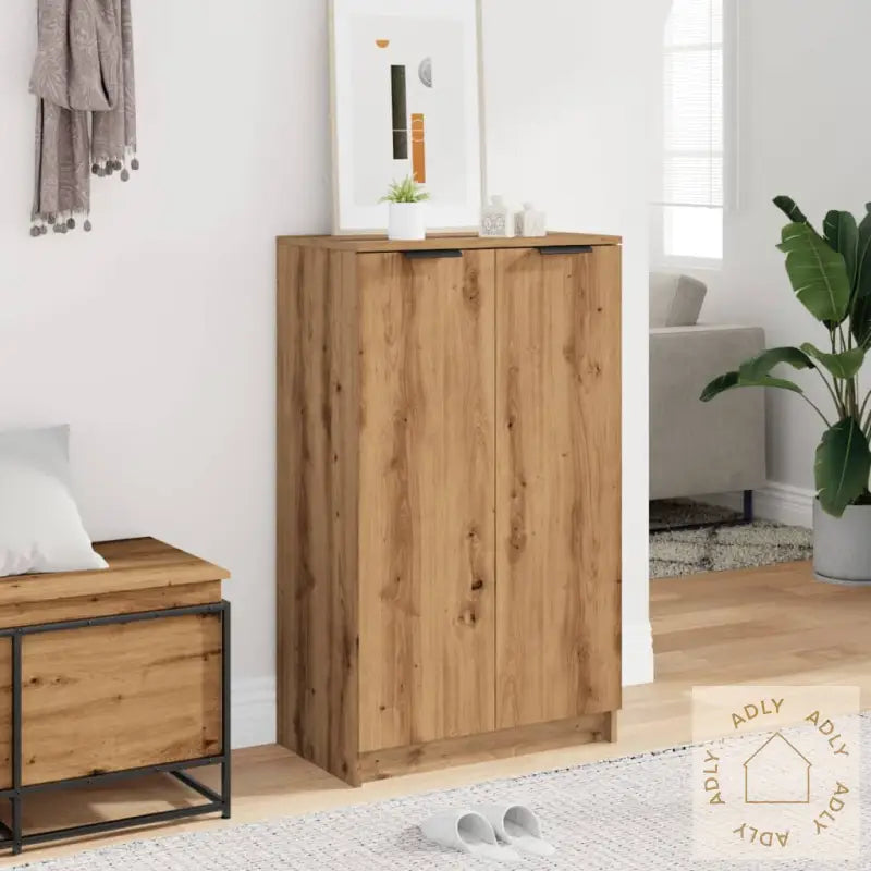 Skoskap Artisan Eik 59X35X100,5 Cm Konstruert Tre