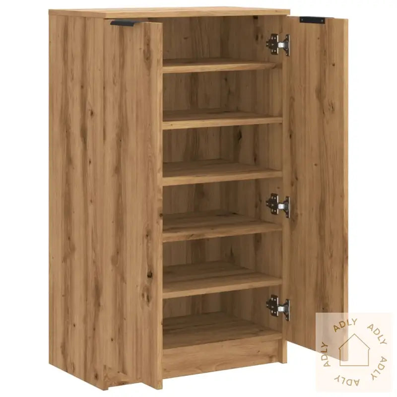 Skoskap Artisan Eik 59X35X100,5 Cm Konstruert Tre