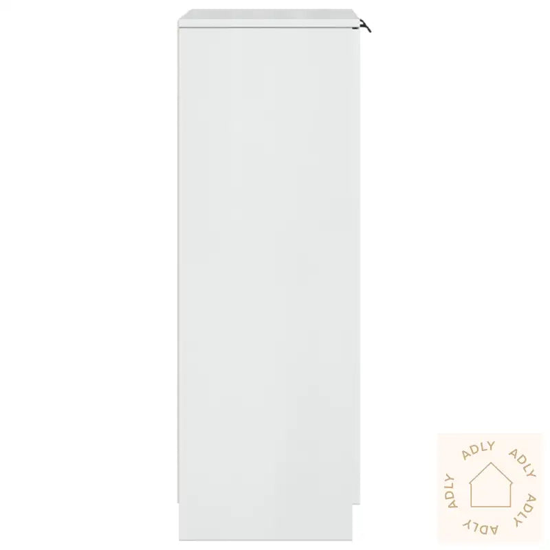 Skoskap Høyglans Hvit 59X35X100 Cm Konstruert Tre