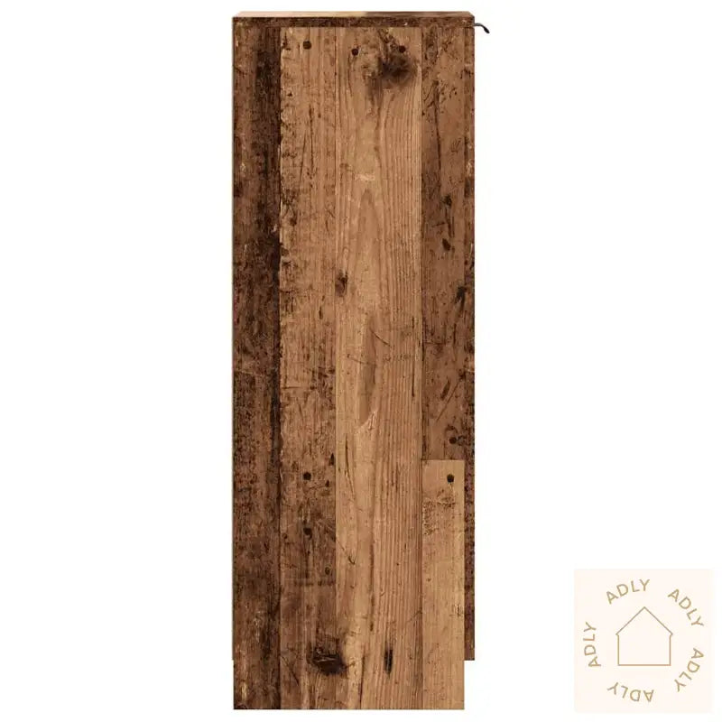 Skoskap Gammelt Tre 29,5X35X100,5 Cm Konstruert Tre