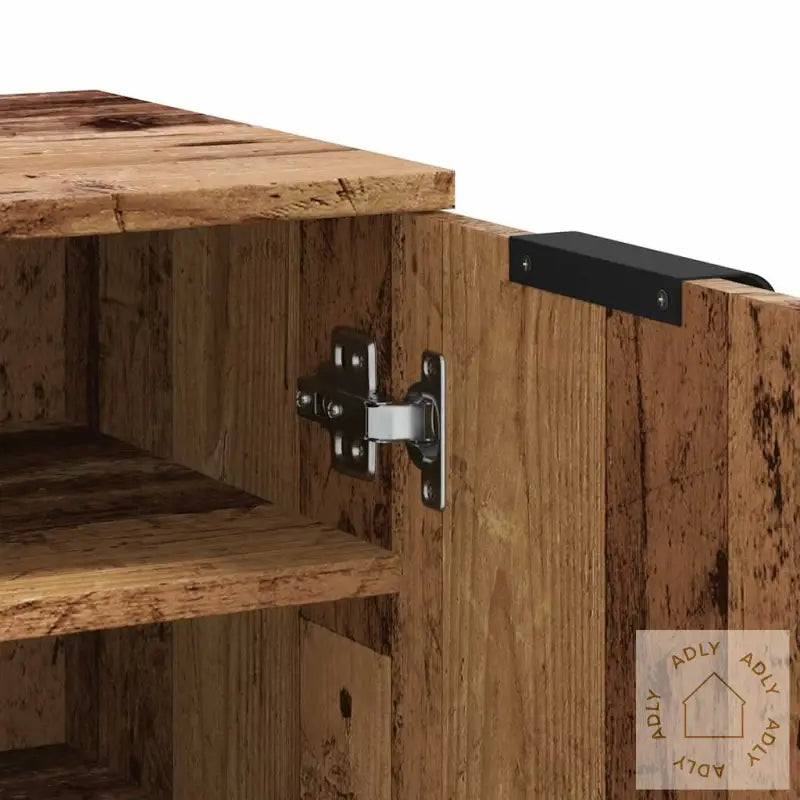Skoskap Gammelt Tre 29,5X35X100,5 Cm Konstruert Tre