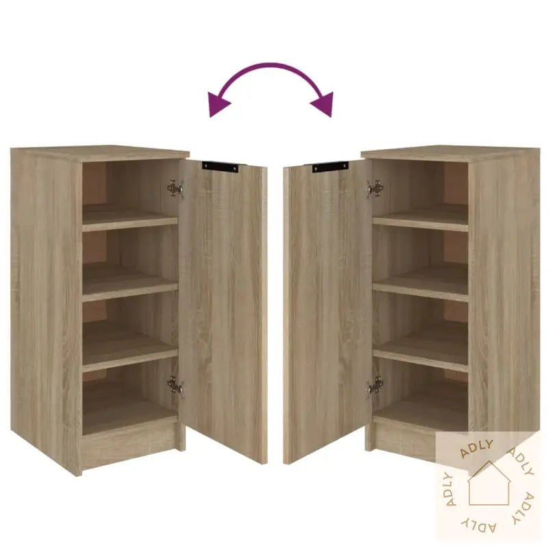 Skoskap Sonoma Eik 30X35X70 Cm Konstruert Tre