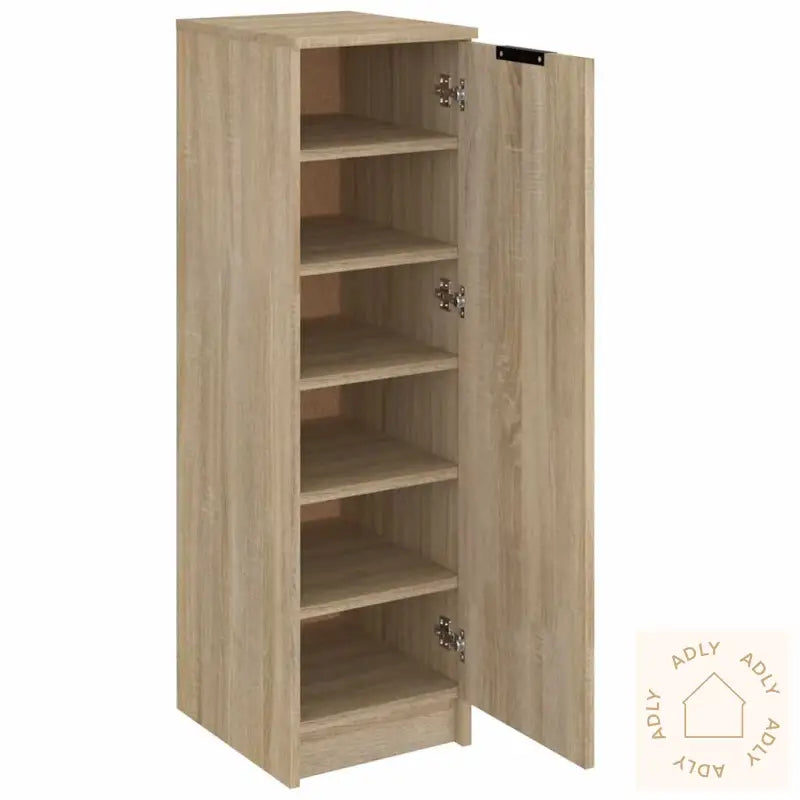 Skoskap Sonoma Eik 30X35X100 Cm Konstruert Tre