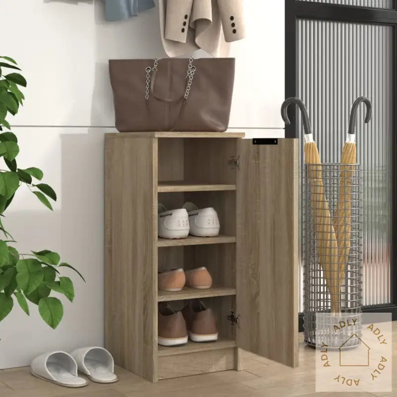 Skoskap Sonoma Eik 30X35X70 Cm Konstruert Tre