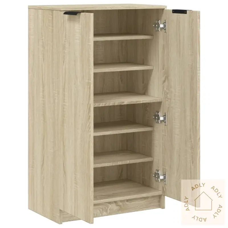 Skoskap Sonoma Eik 59X35X100 Cm Konstruert Tre