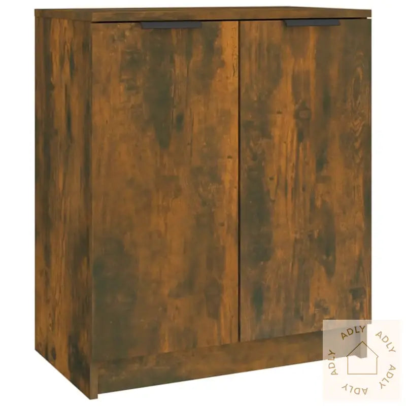 Skohylle Røkt Eik 59X35X70 Cm Konstruert Tre