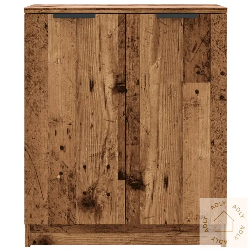 Skoskap Gammelt Tre 59X35X70 Cm Konstruert Tre