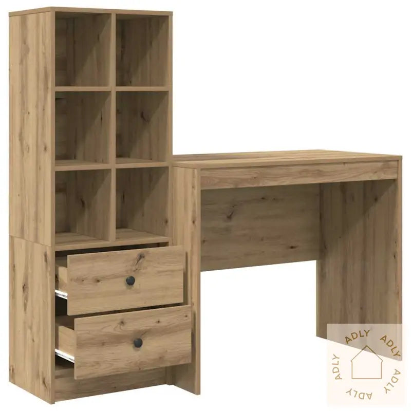 Skrivebord Med Lagringsplass Artisan Eik Konstruert Tre