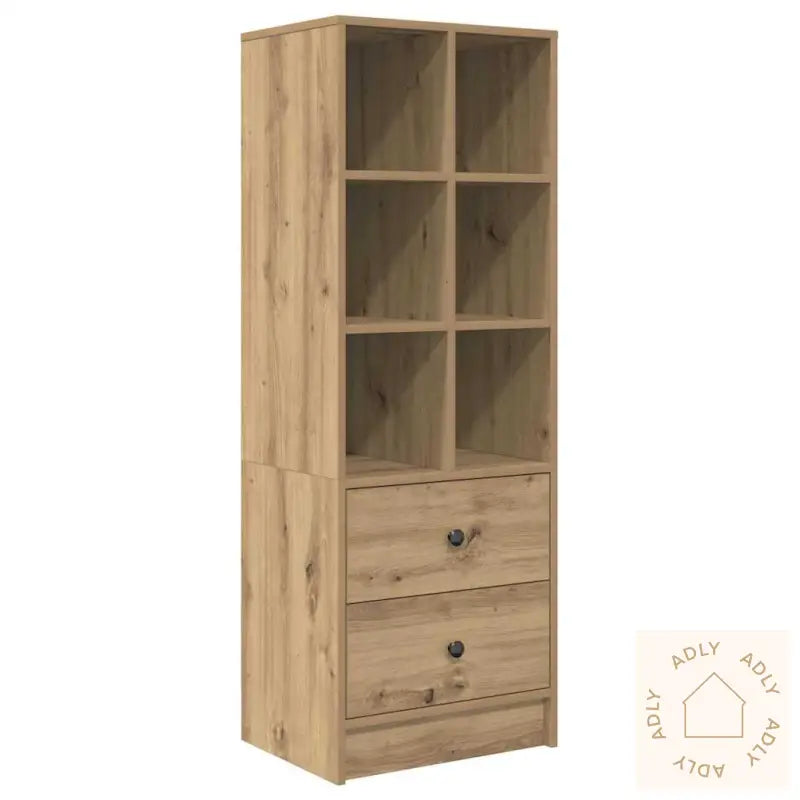 Skrivebord Med Lagring Artisan Eik Konstruksjon Tre