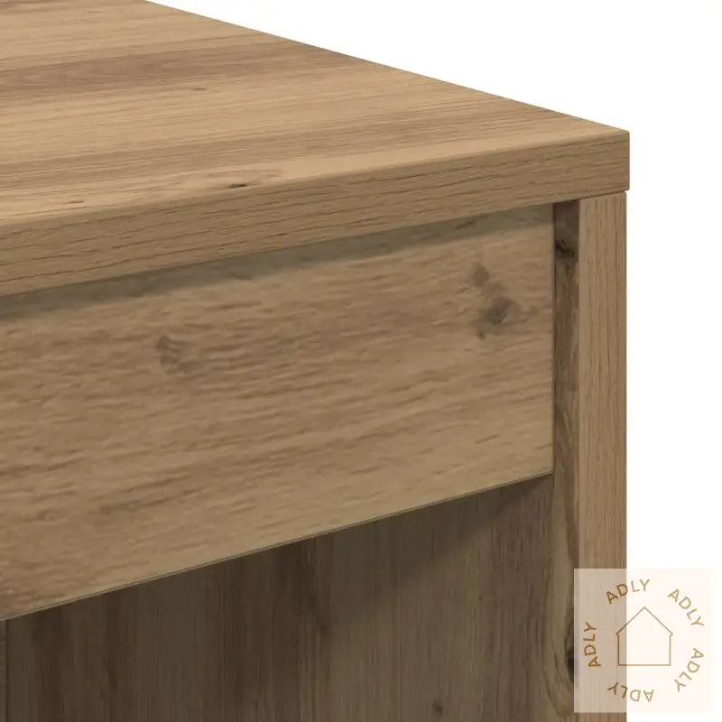 Skrivebord Med Lagring Artisan Eik Konstruert Tre
