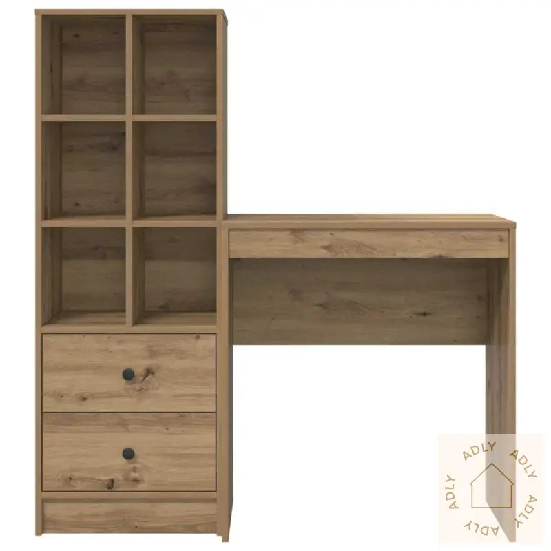 Skrivebord Med Lagring Artisan Eik Konstruert Tre
