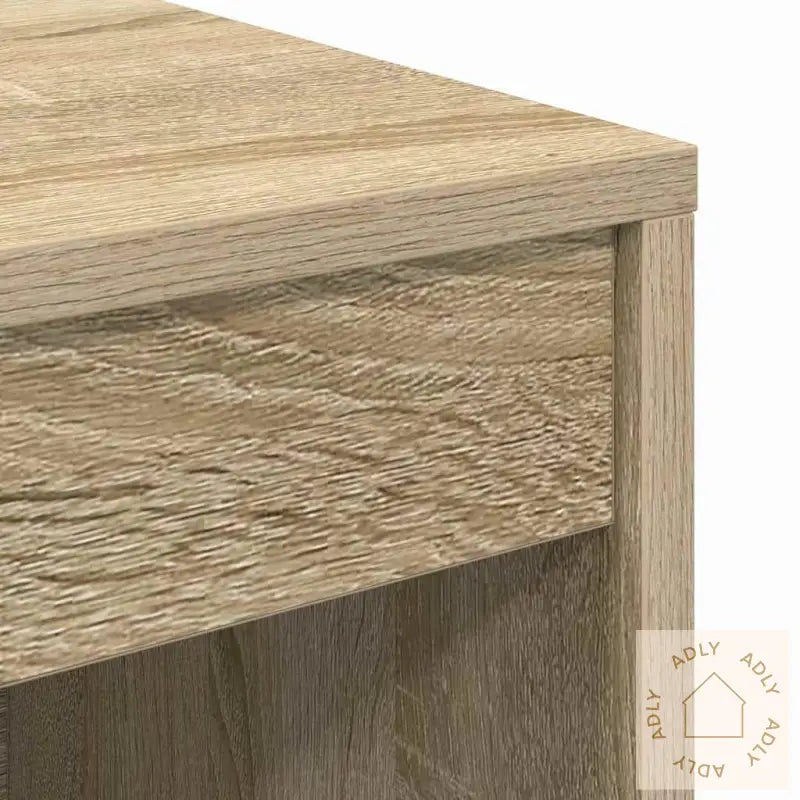 Skrivebord Med Lagring Sonoma Eik Konstruksjonstre