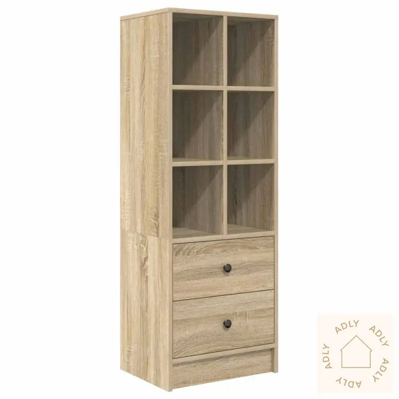 Skrivebord Med Lagring Sonoma Eik Konstruksjonstre