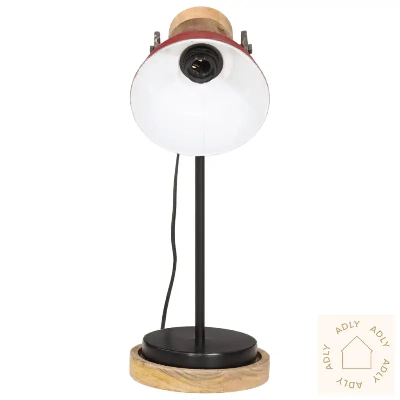Skrivebordslampe 25 W Mørkerød 17X17X50 Cm E27