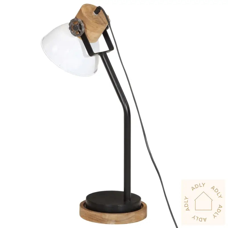 Skrivebordslampe 25 W Hvit 18X18X60 Cm E27