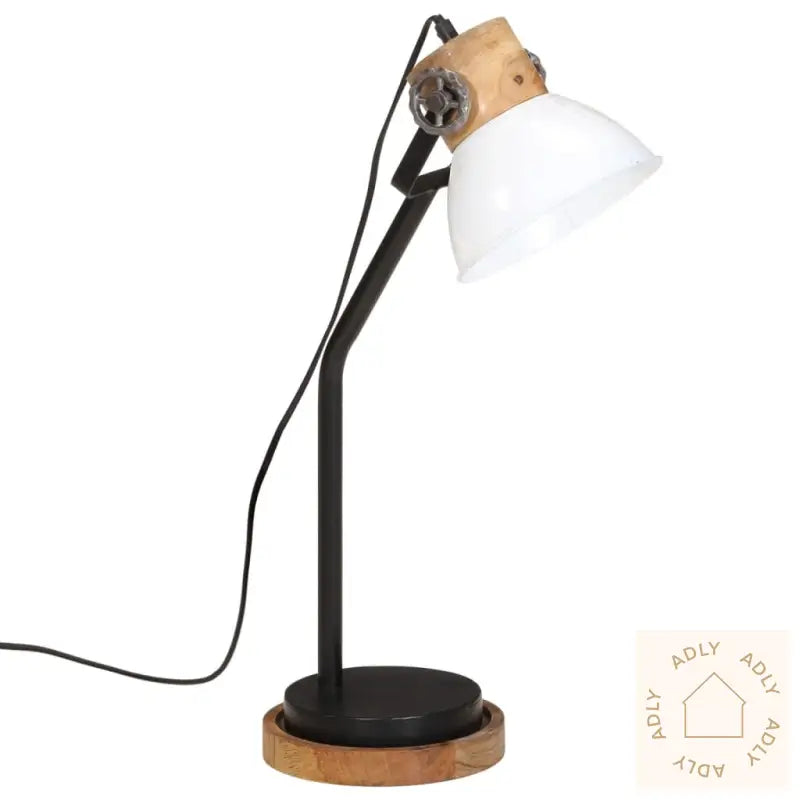 Skrivebordslampe 25 W Hvit 18X18X60 Cm E27