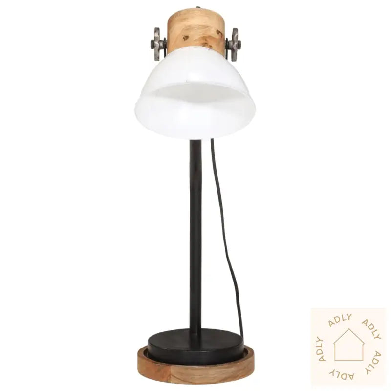 Skrivebordslampe 25 W Hvit 18X18X60 Cm E27