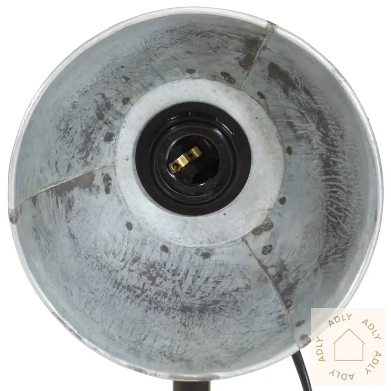 Skrivebordslampe 25 W Vintage Sølv 18X18X60 Cm E27