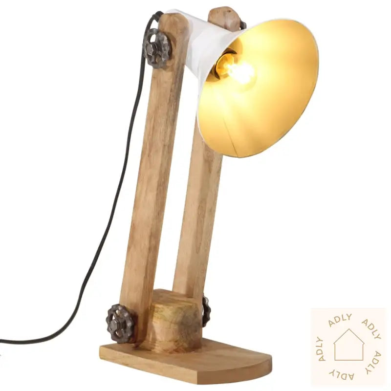 Skrivebordslampe 25 W Hvit 23X13X52 Cm E27