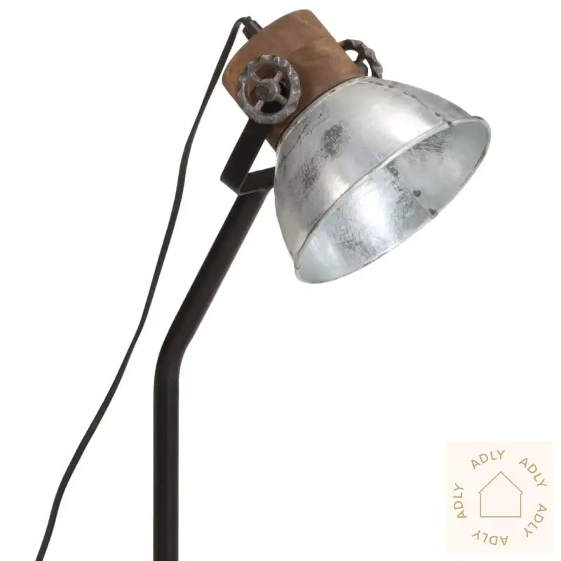 Skrivebordslampe 25 W Vintage Sølv 18X18X60 Cm E27