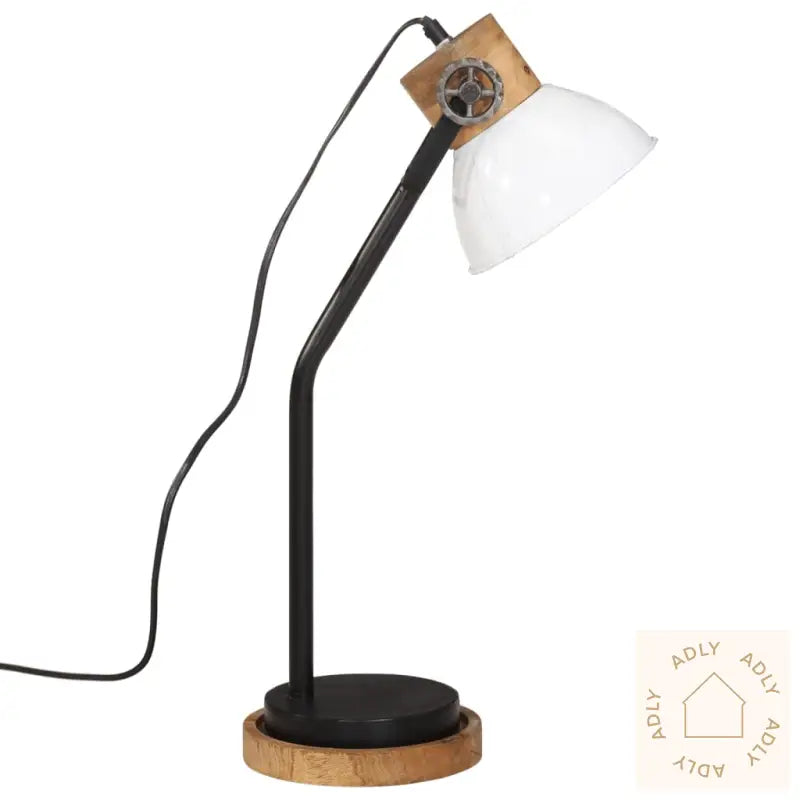 Skrivebordslampe 25 W Hvit 18X18X60 Cm E27