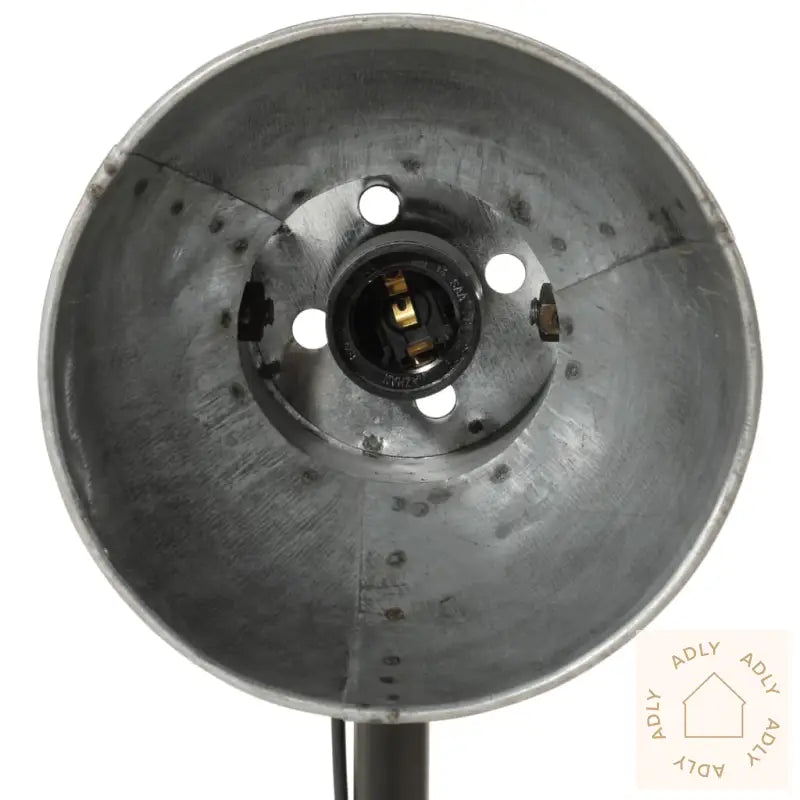 Skrivebordslampe 25 W Vintage Sølv 17X17X60 Cm E27