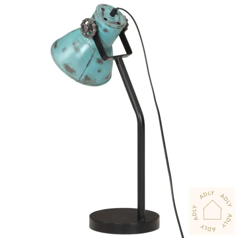 Skrivebordslampe 25 W Denimblå 17X17X60 Cm E27