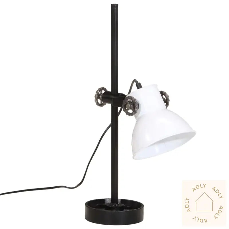 Skrivebordslampe 25 W Hvit 15X15X55 Cm E27