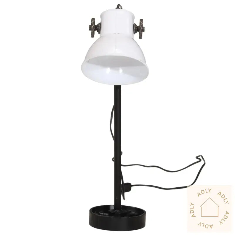 Skrivebordslampe 25 W Hvit 15X15X55 Cm E27