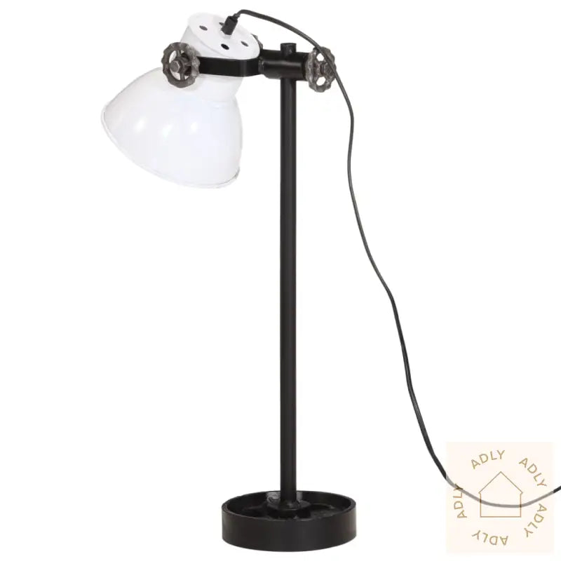 Skrivebordslampe 25 W Hvit 15X15X55 Cm E27