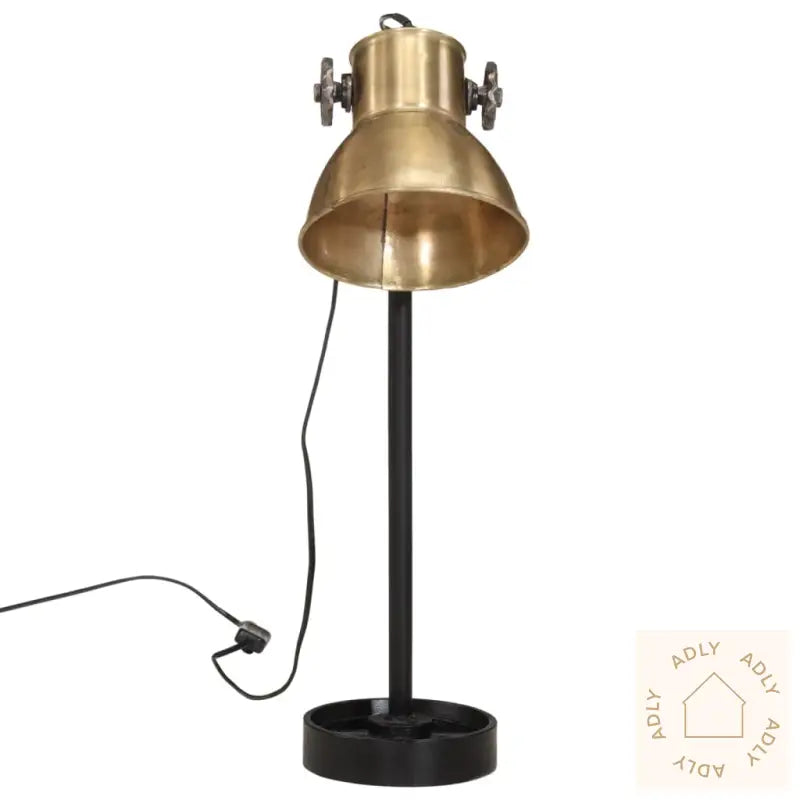 Skrivebordslampe 25 W Antikk Messing 15X15X55 Cm E27