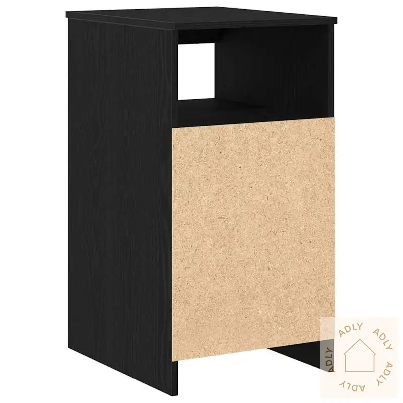 Kommode Svart Eik 40X50X76 Cm Konstruert Tre