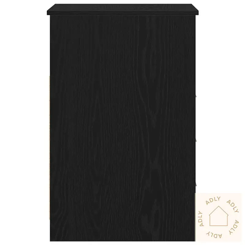 Kommode Svart Eik 40X50X76 Cm Konstruert Tre