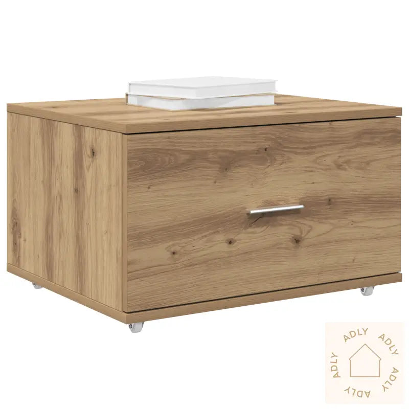 Skuffeskap Håndverks Eik Sponplate, Laminat Medium Skuffeskap