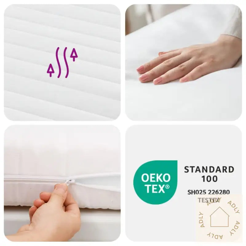 Skummadrass Hvit 80X200 Cm Hardhet H2 H3