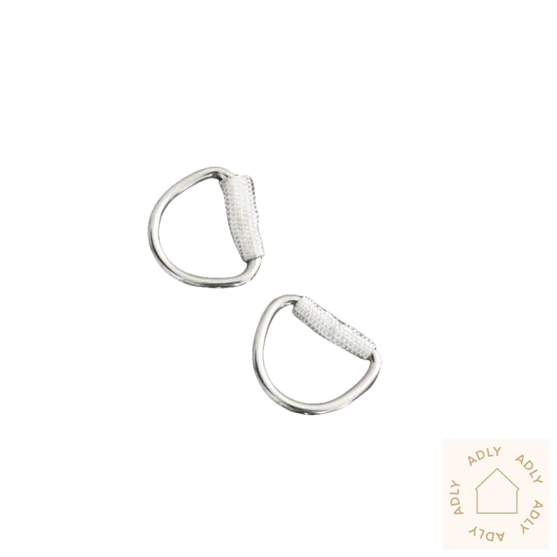 Grønn mesh stoff med metall D-ringer for skyggefullt HDPE-solseil til hagemøbler