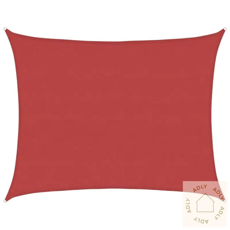 Solseil 160 G/M² Rød 6X7 M Hdpe