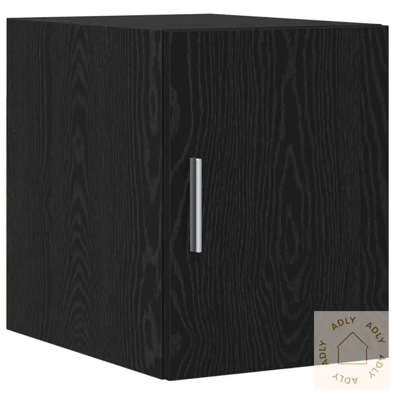Slank Lagringsskap Svart Eik 30X42.5X225 Cm Konstruert Tre