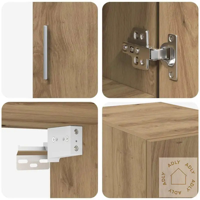 Slankt Lagringsskap Artisan Eik 30X42.5X225 Cm Konstruert Tre